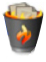 Incinerator for recycle bin